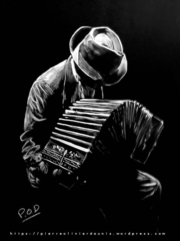 Le bandonéoniste : Tableau de musique accordéoniste 1