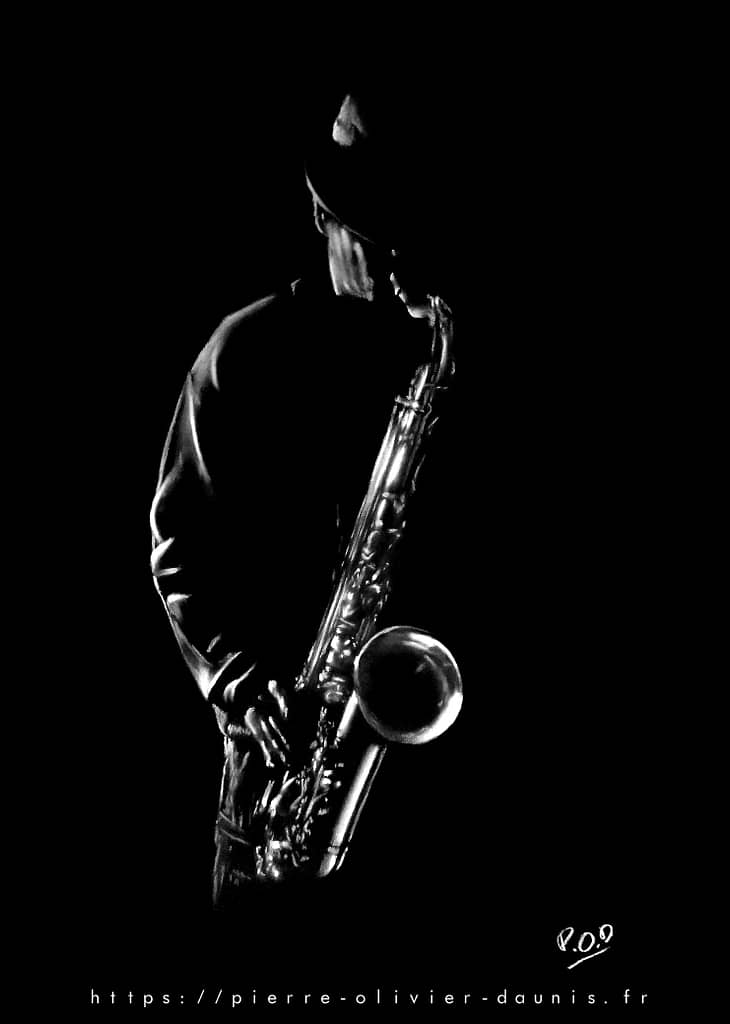 Le saxophoniste 3 : Tableau de musique