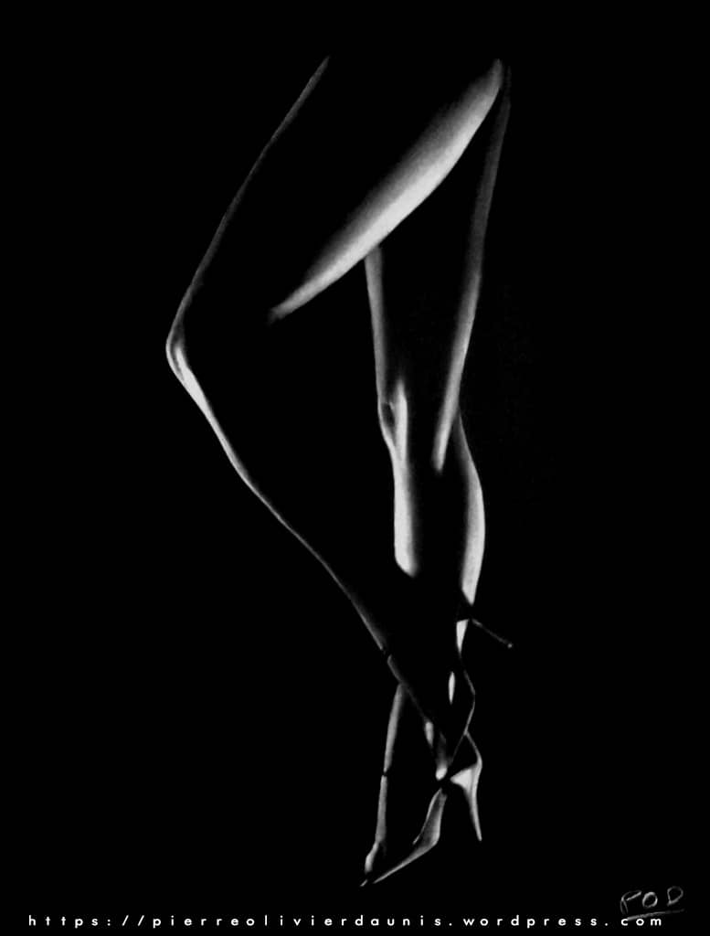 tableau moderne femme nue 25 Silhouette de jambes de femme sexy -belles jambes de femme