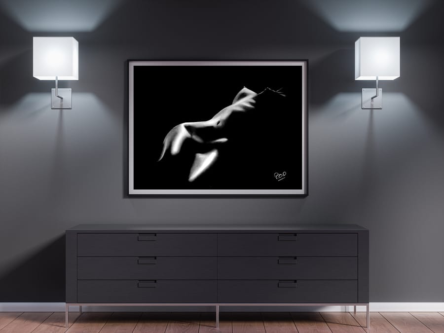 Femme nue 65 peinture moderne