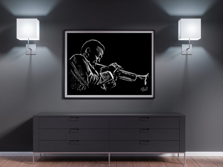 tableau de Miles Davis