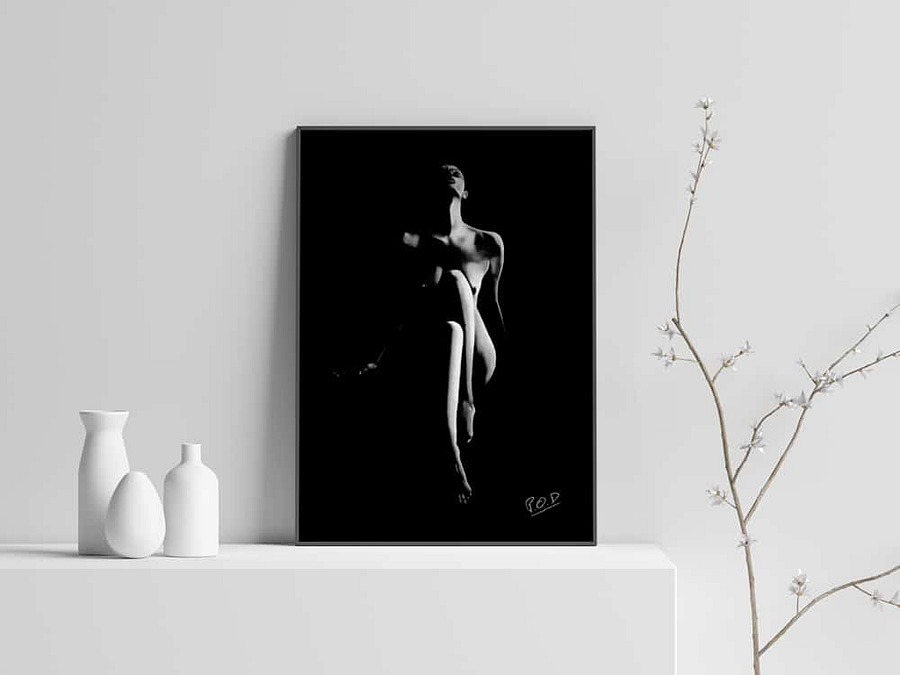 tableau moderne de Silhouette de femme 102