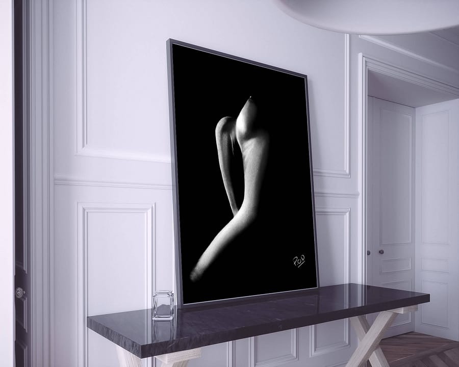 tableau moderne de femme nue 73 au pastel sec nude woman painting