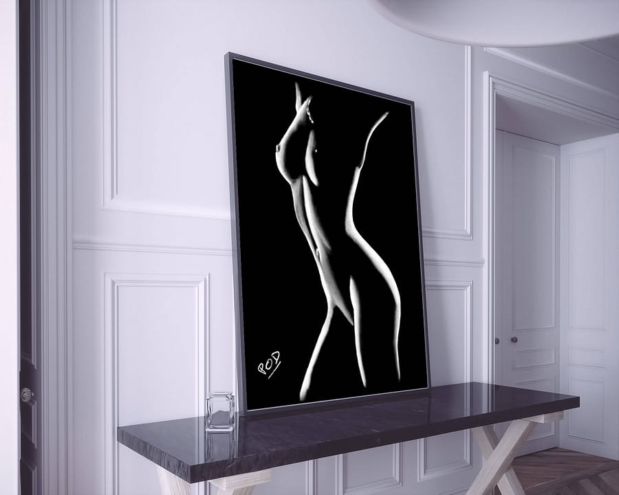 tableau moderne femme nue 15 au pastel sec